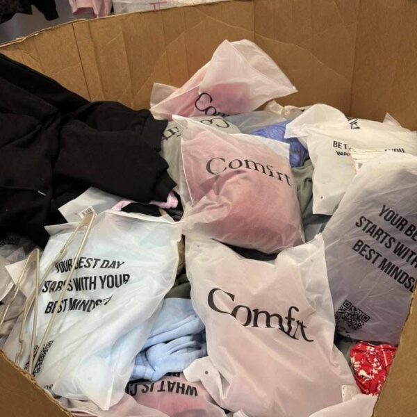 COMFRT clothing pallets for sale new