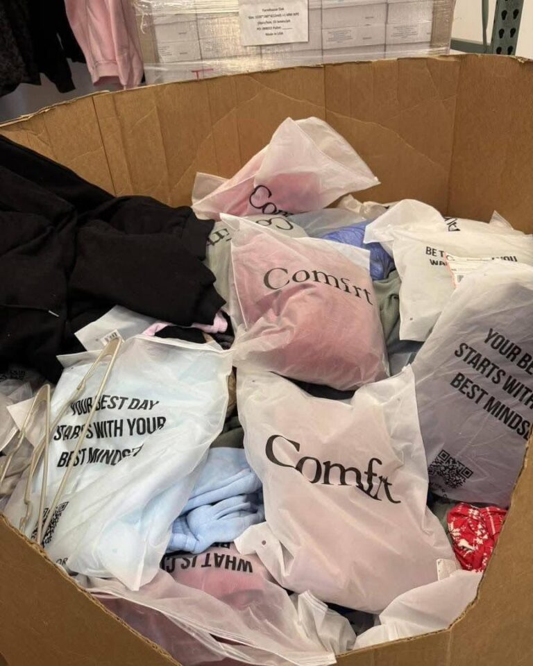 COMFRT clothing pallets for sale new